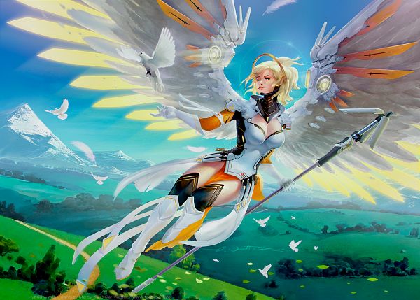 Mercy Overwatch Image 2356620 Zerochan Anime Image Board