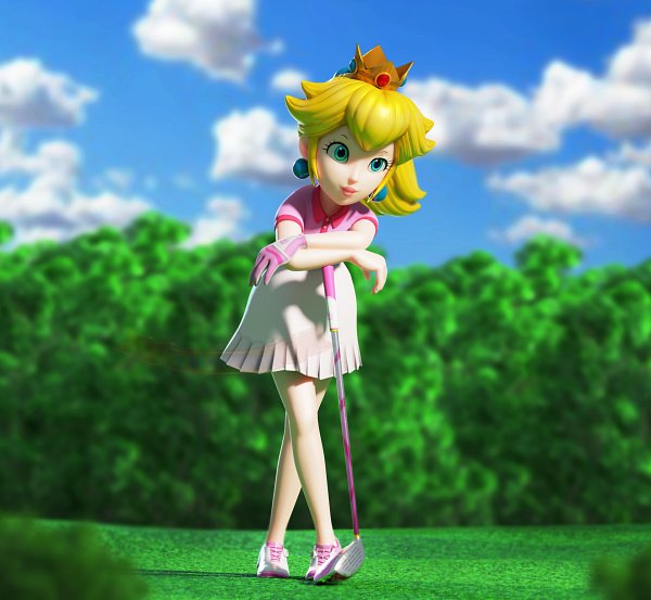 Princess Peach Golf