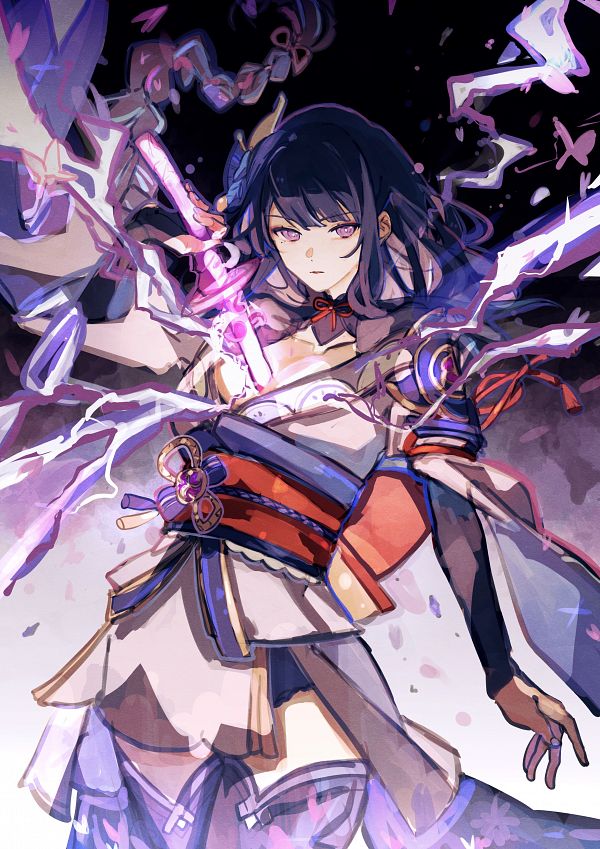 Raiden Shogun Genshin Impact Mobile Wallpaper 3410179 Zerochan