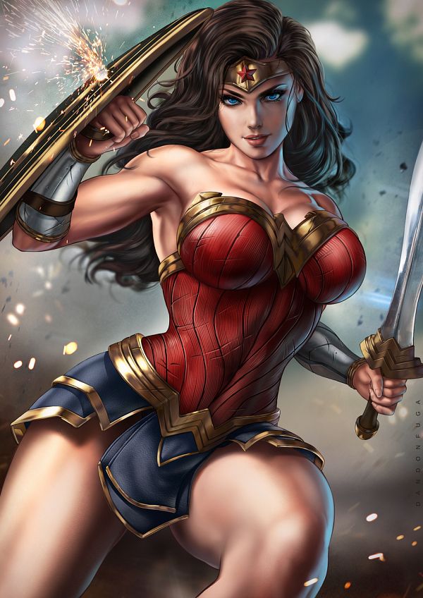 Wonder Woman Sexy Art