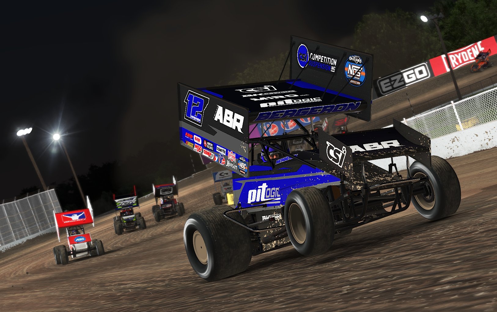 Bergeron Returns to Winning Ways in World of Outlaws Sprint Car Opener