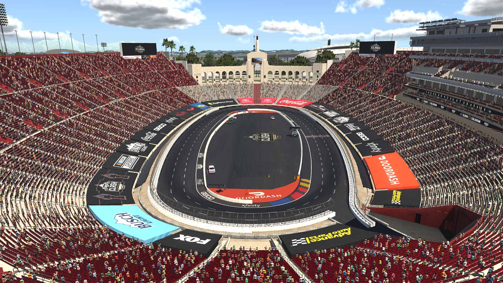 Los Angeles Memorial Coliseum Released on iRacing Brook Racing