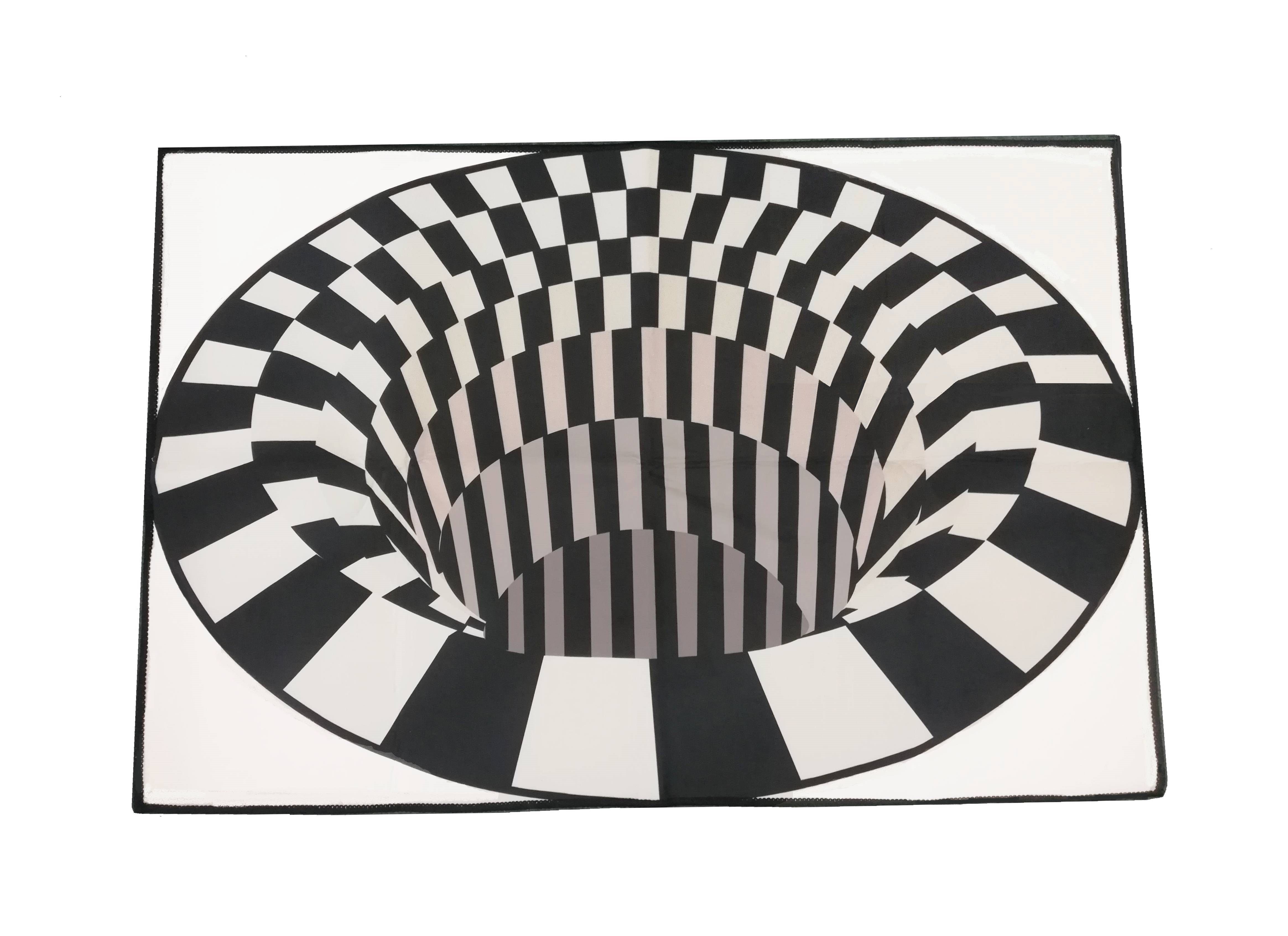 3D Bodenmatte Optische Täuschung Rutschfester Stereoskopischer Teppich Fußmatt eBay
