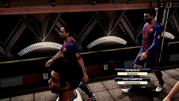 Player`s Tunnel / PES 13 Scoreboard V1 and ELAN Goal by starmann65 Pro Evolution Soccer 2013
