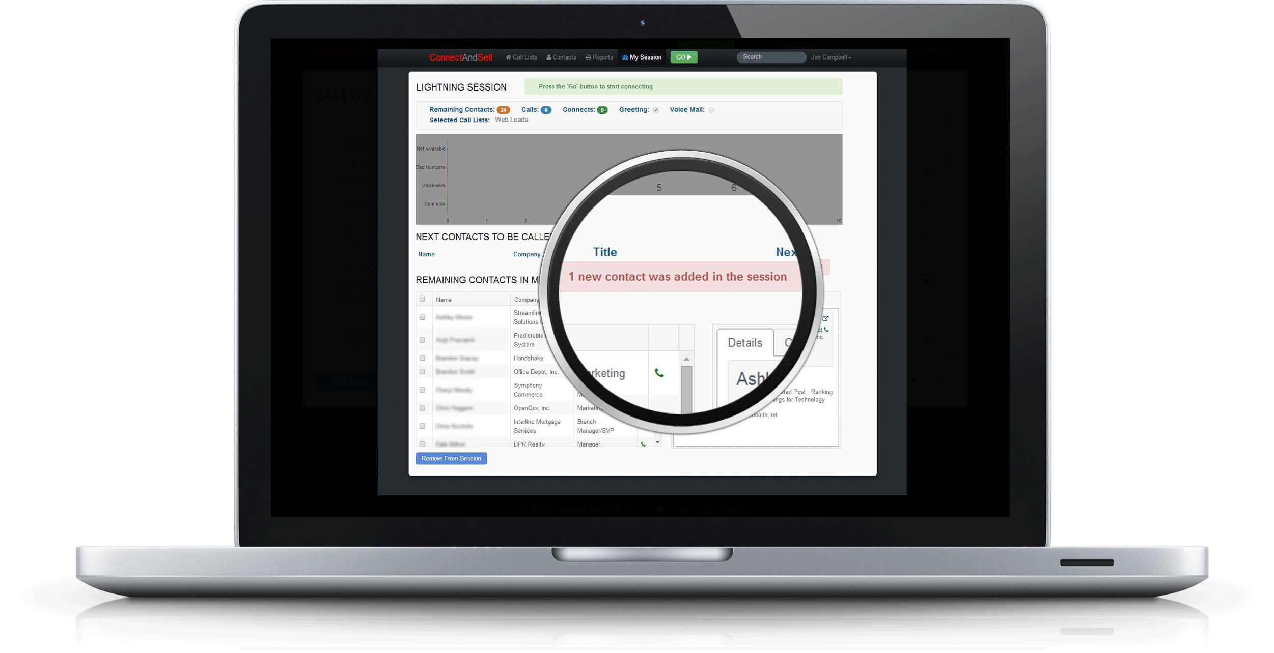 ConnectAndSell Lightning 10x Predictive Dialer Inside Sales