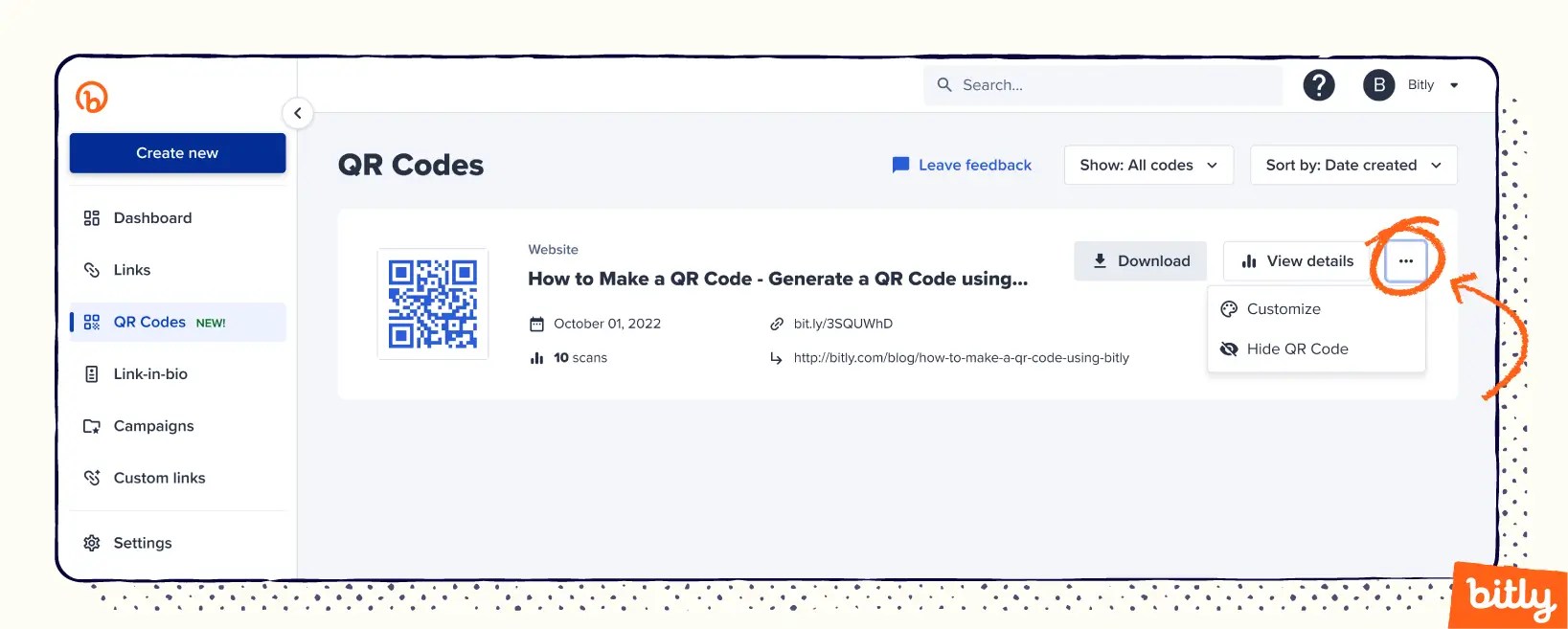 How to Make a QR Code Generate a QR Code Using Bitly