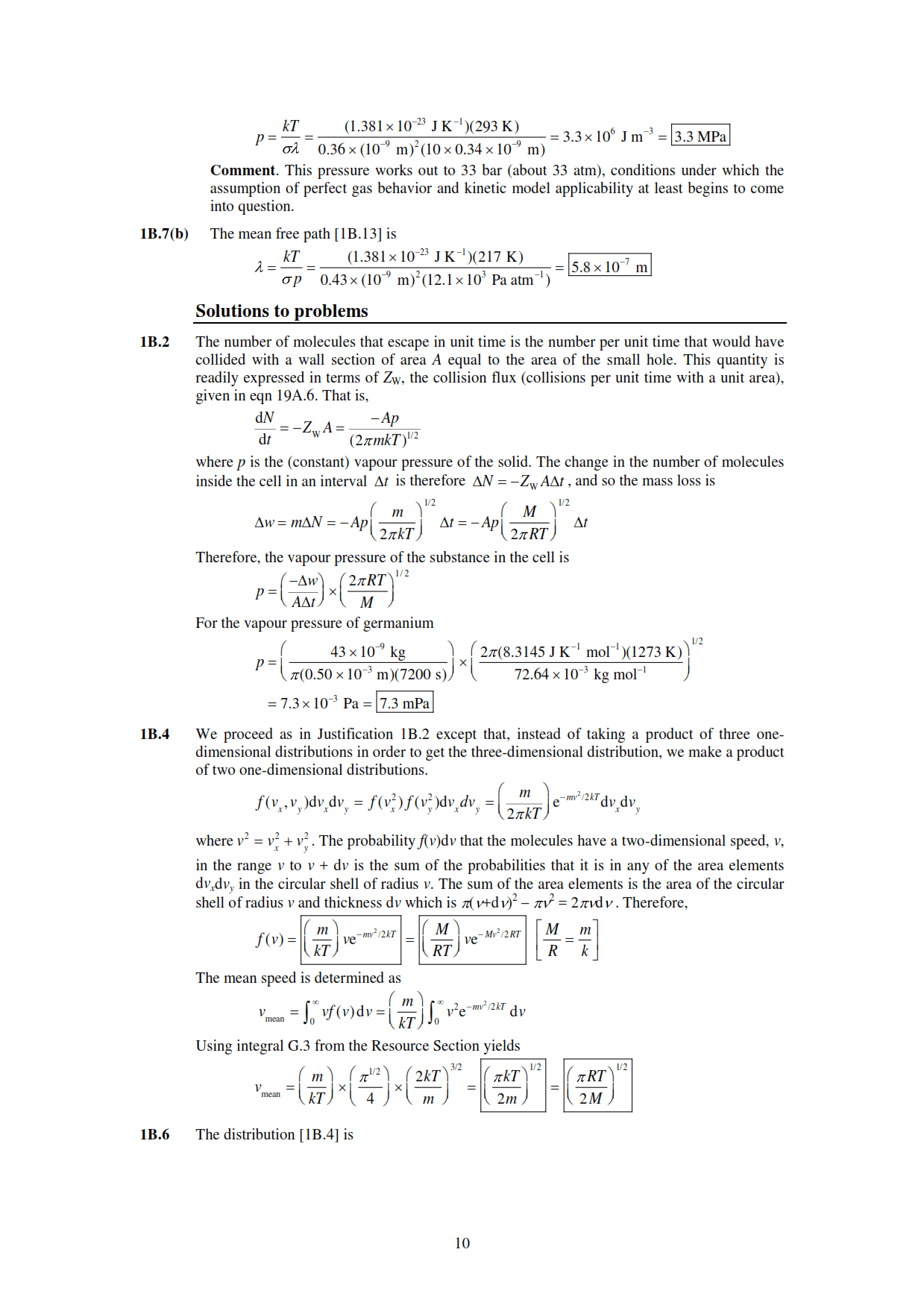 Student Solutions Manual to Atkins’ Physical Chemistry 10th edition pdf fbsep7