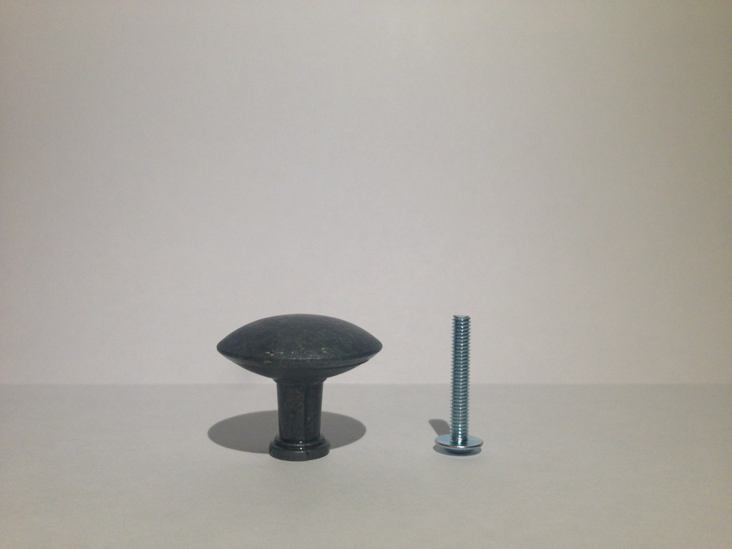 IKEA original HEMNES knobs (not hedra) 2 SIZES + screws MANY SOLD