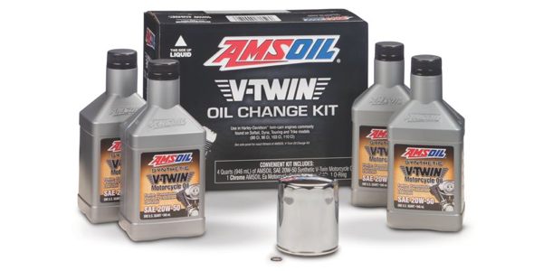 AMSOIL VTwin Oil Change Kit Motorcycle & Powersports News