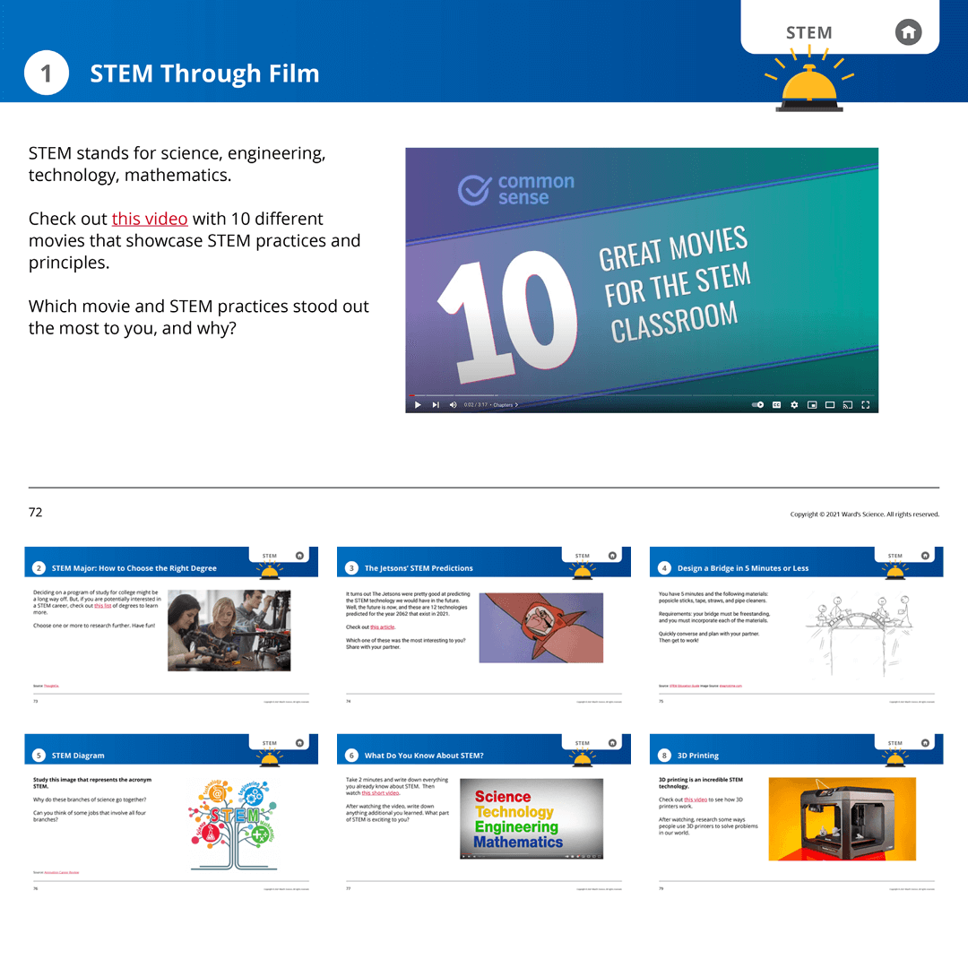 Science Bell Ringers for Biology, Chemistry, Physics, and More