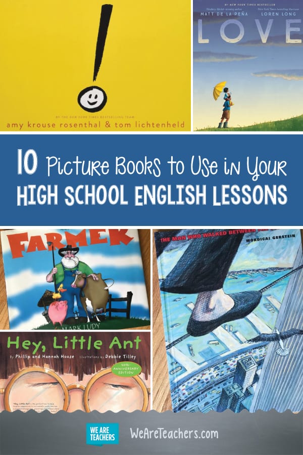 10 Picture Books for High School English Class WeAreTeachers
