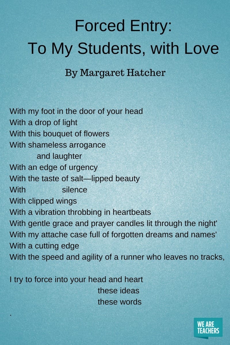 10 of Our Favorite Poems About Teaching WeAreTeachers