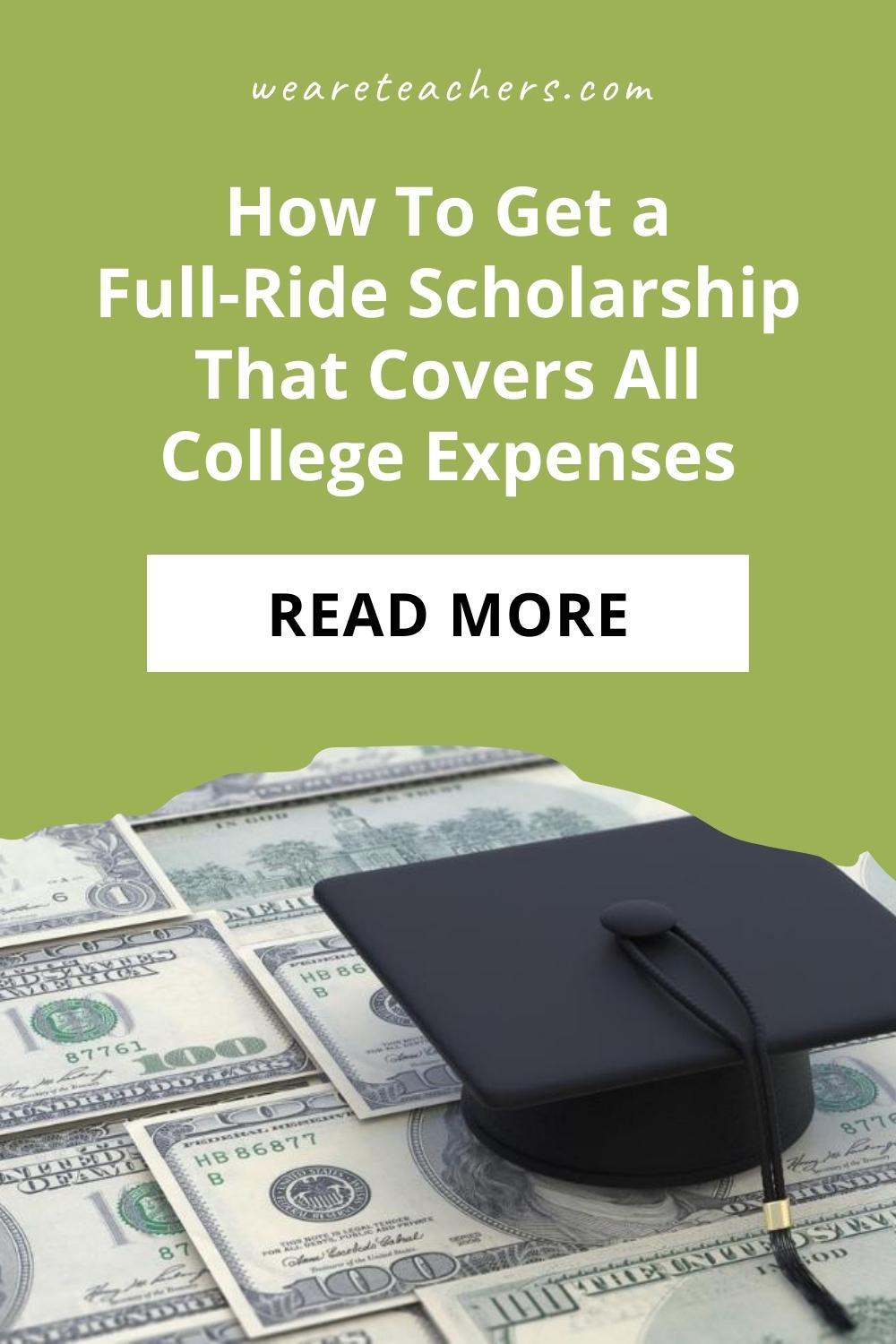 How To Get a FullRide Scholarship To Pay for College