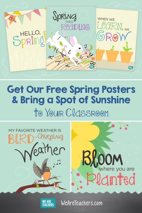 Spring Posters Free Download for the Classroom