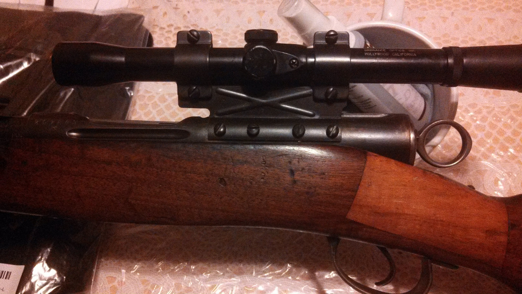 Scope and Mount For 1911 Alpine Sporter Swiss Rifles dot com