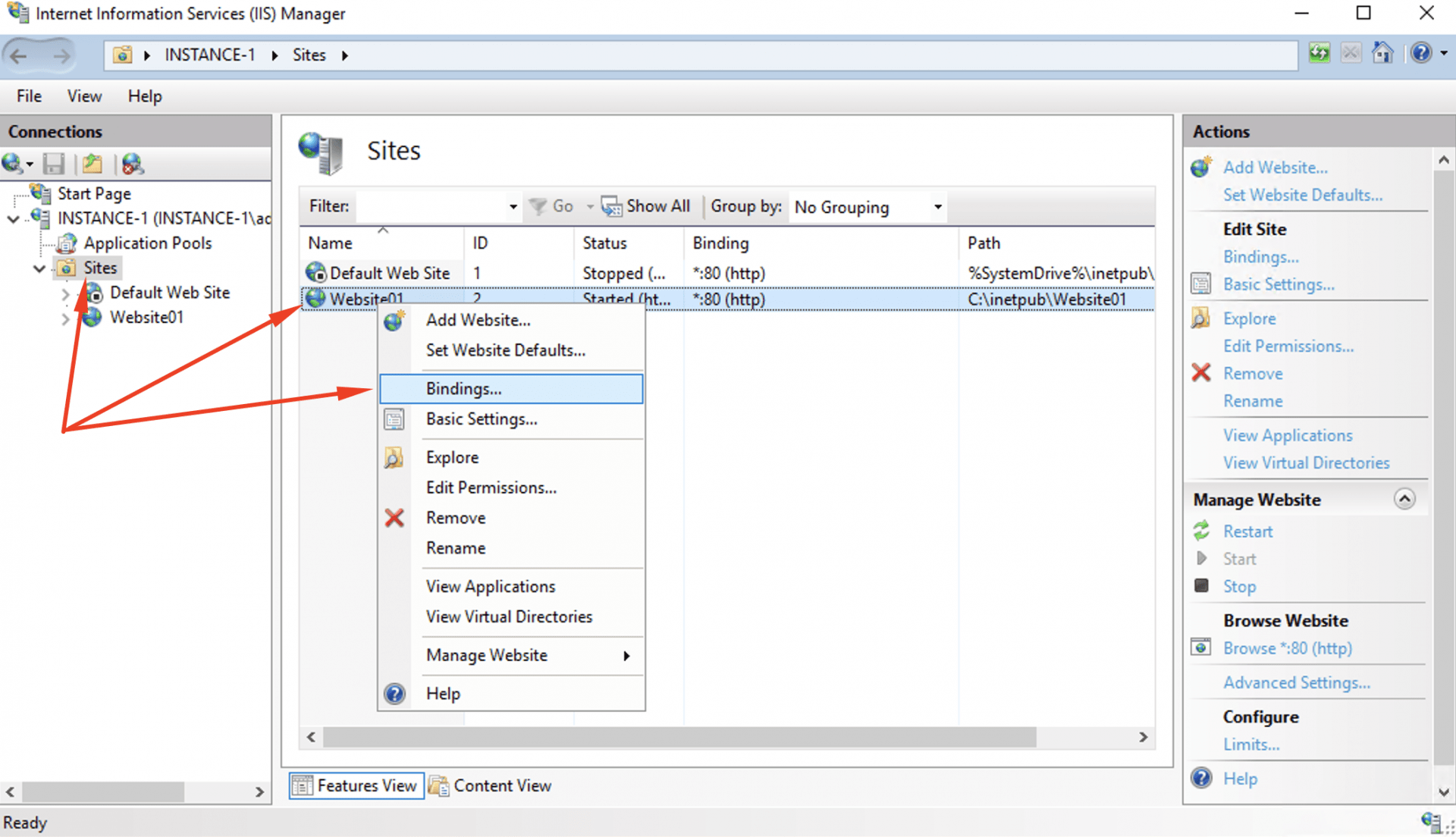 How to Assign a New Port to Your New site on IIS Manager Devtutorial