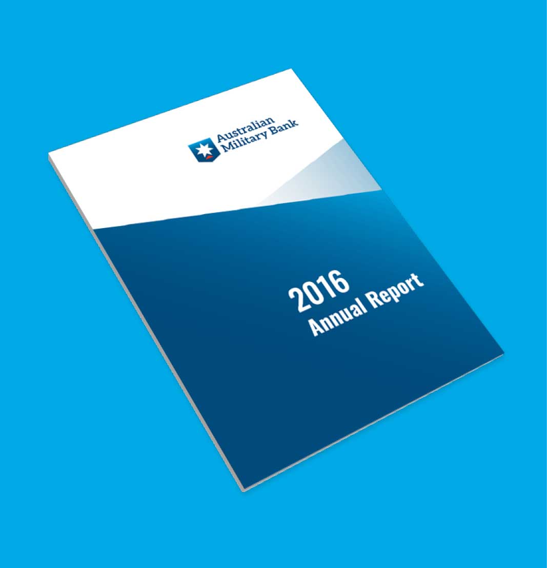 Australian Military Bank Annual Report 2016 S2 Design