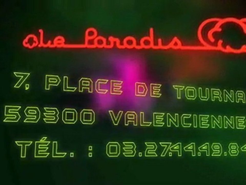 Le Paradis Bar à Valenciennes Bar avec soirées à thèmes Vidéo