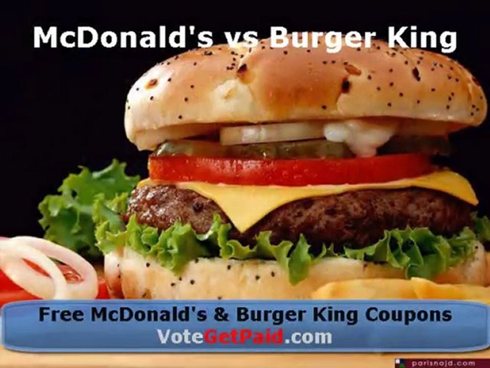 McDonalds vs Burger King Which Burger Is Better? video Dailymotion