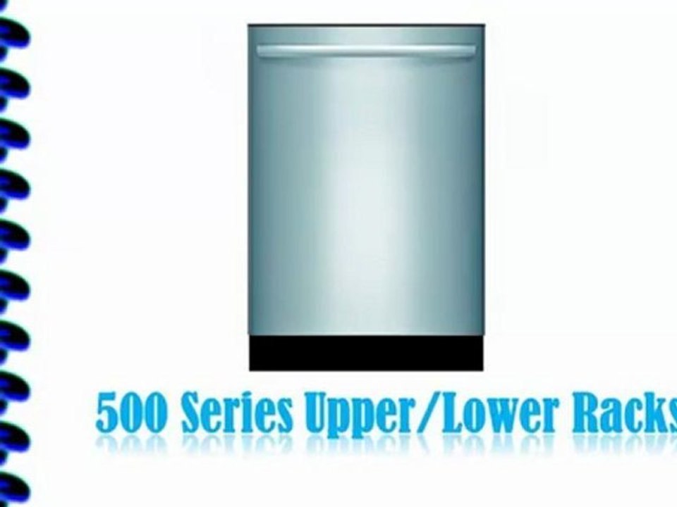BEST DEAL Quiet Dishwashers Bosch 500 Series SHX55R55UC video