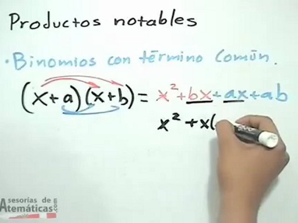 Binomio con término común Vídeo Dailymotion