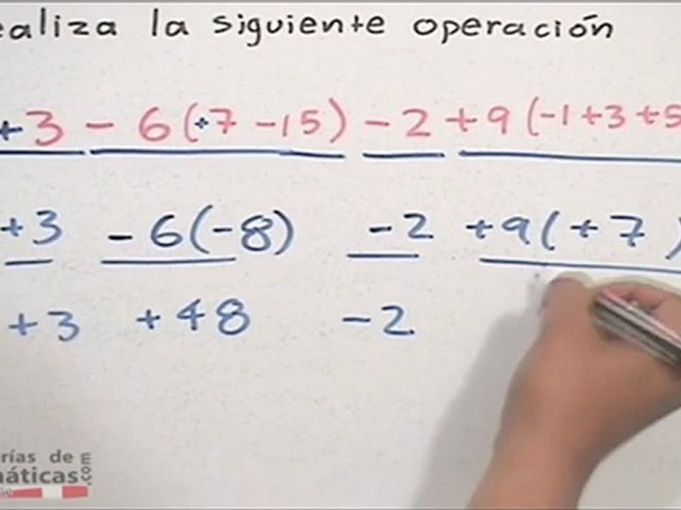 Ejercicio 4 de simplificación de suma con paréntesis