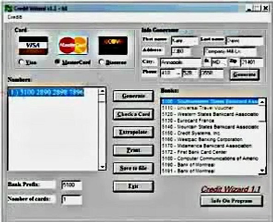 Real Working Credit Card Generator 2017 / valid credit