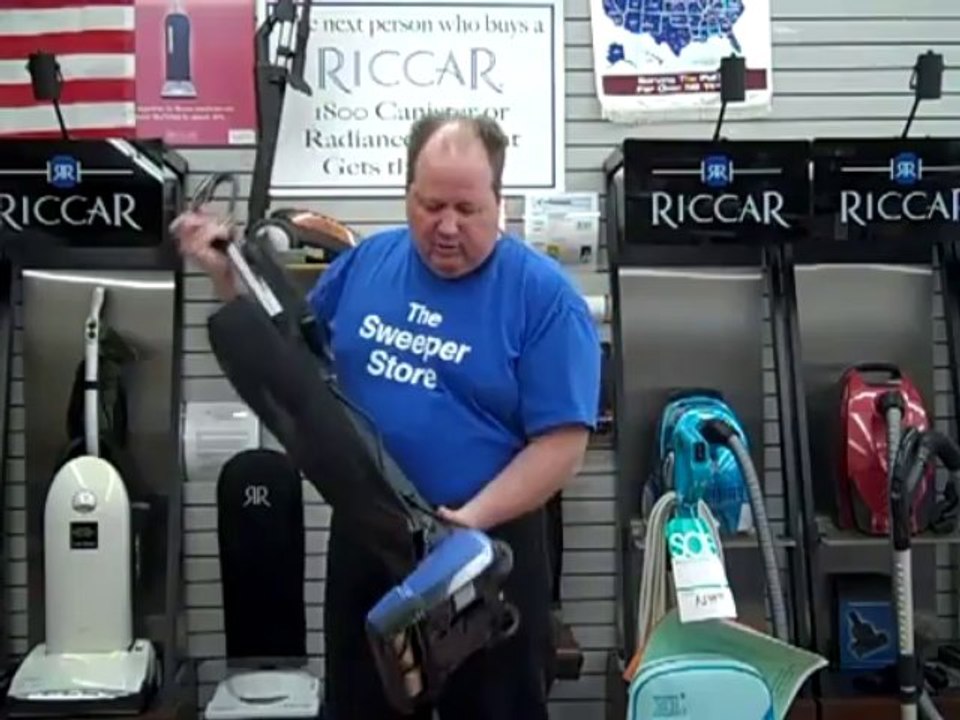 Oreck VS Riccar RSL4 The Sweeper Store Wooster, Ohio video
