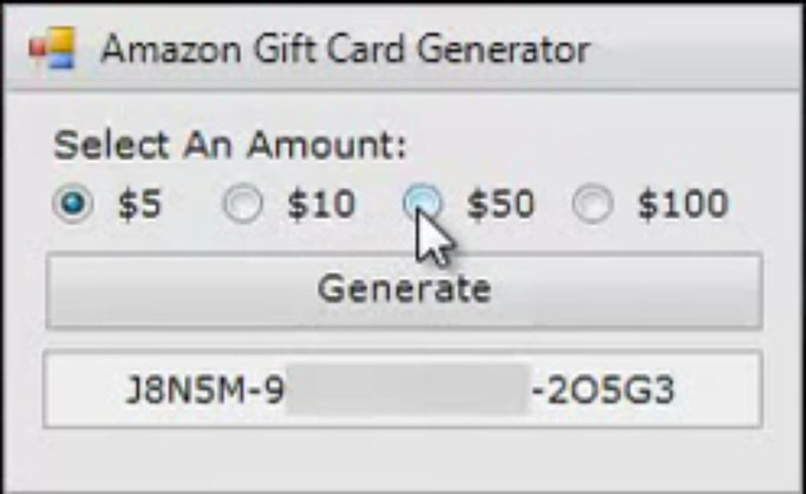 Amazon Gift Card Generator Generate Amazon Gift Cards 2012 Free Amazon GC Generator