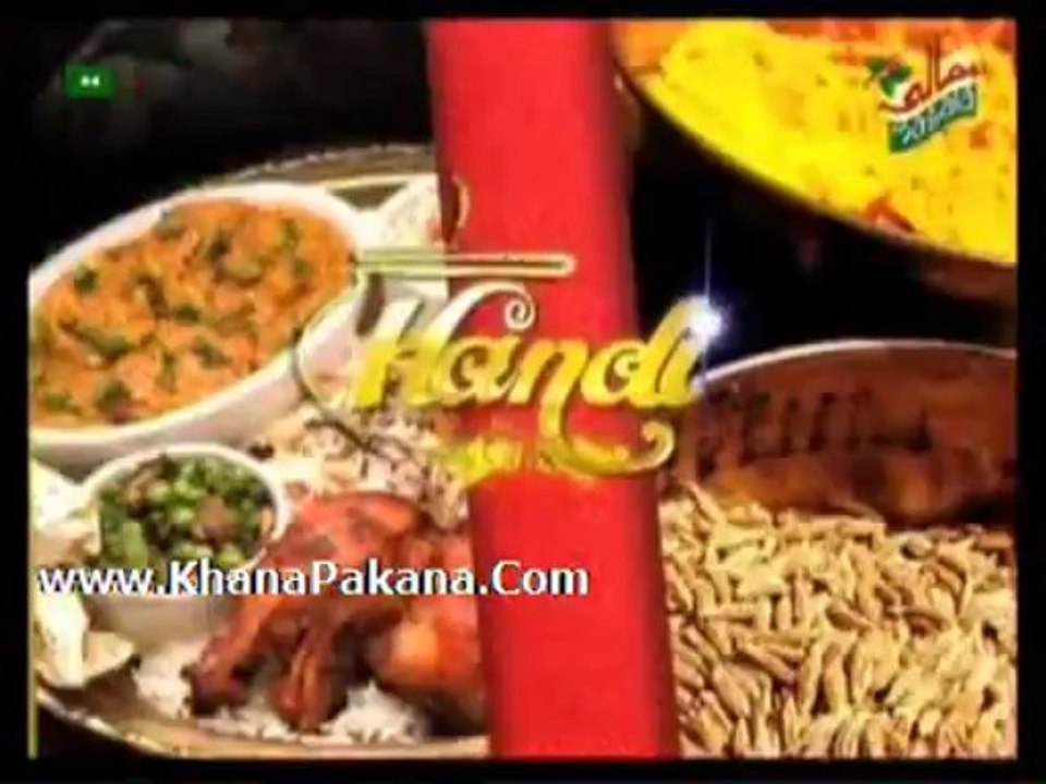 Chapli Kabab Zubaida Tariq in HANDI Cooking Show on Masala Food