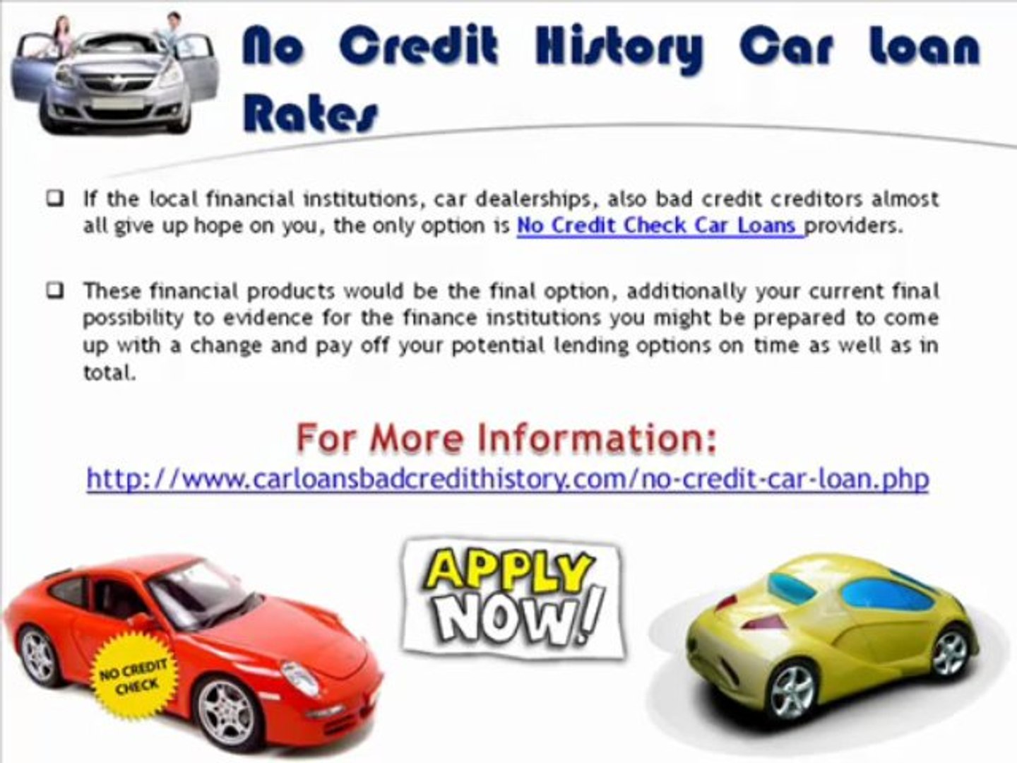 Bad Credit Car Loans No Money Down No Cosigner