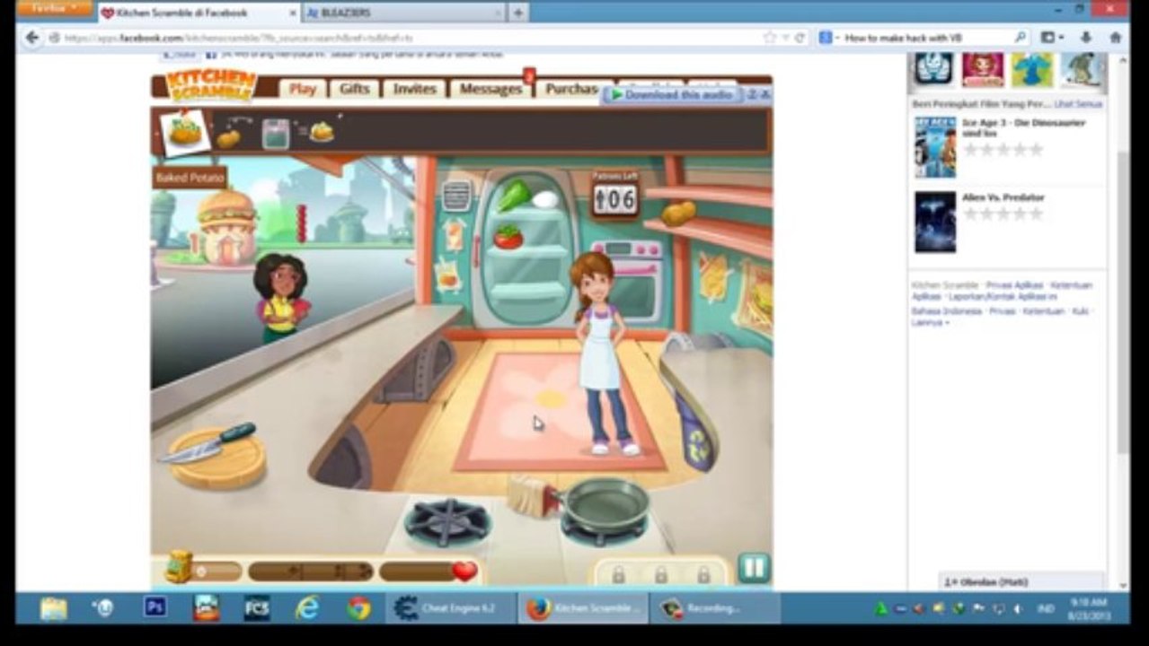 Cheat Instant Cooking Kitchen Scramble video Dailymotion