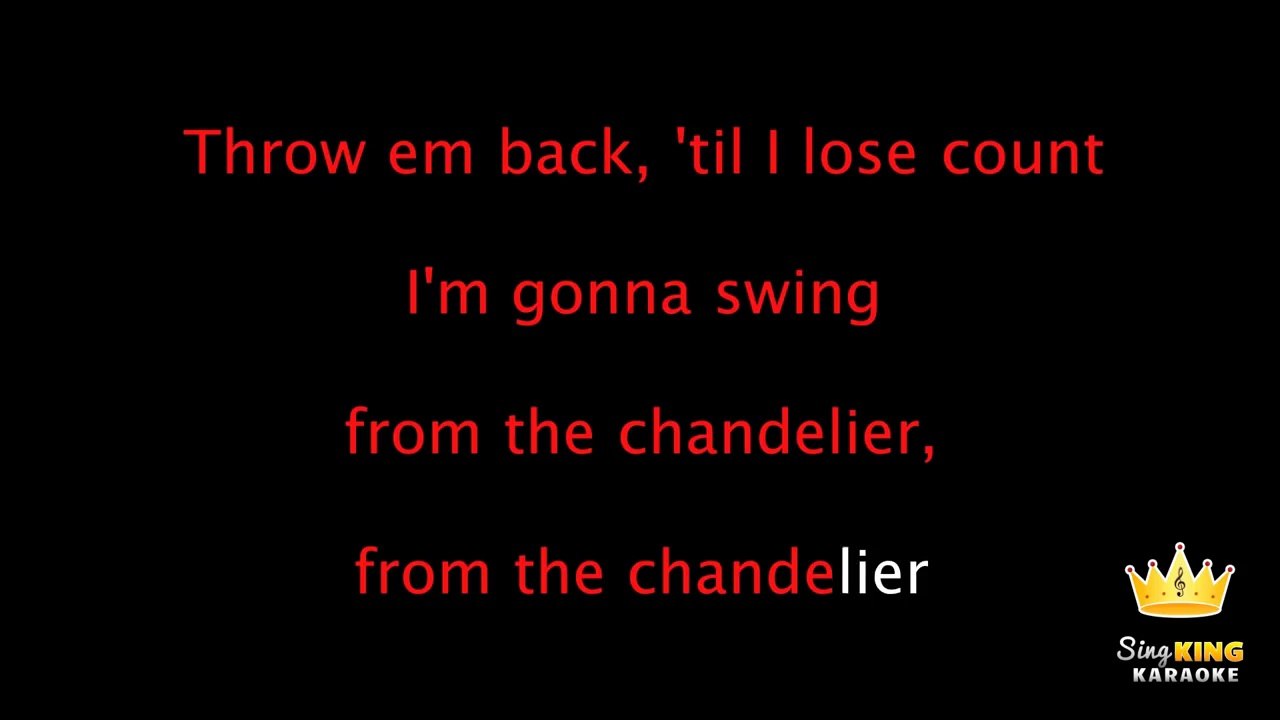 Sia Chandelier (Karaoke Version) video Dailymotion