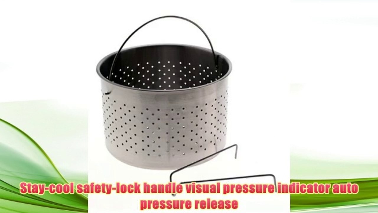 Best buy Fagor 8Quart StainlessSteel Pressure Cooker with Steamer