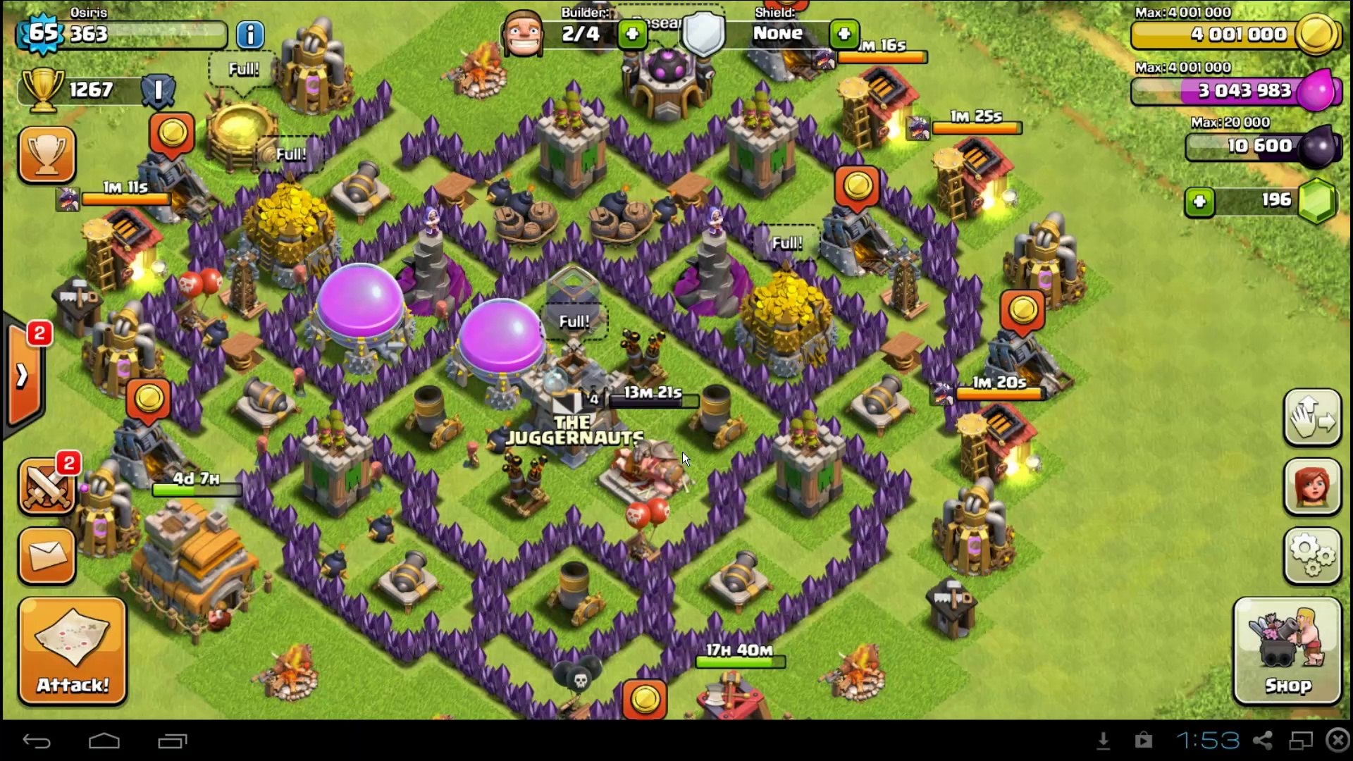 Clash Of Clans Best Base Town Hall 7