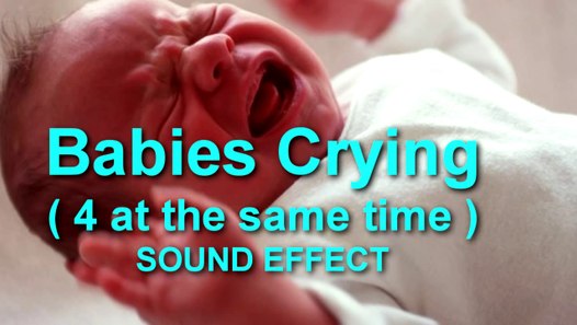 Baby Crying Sound Effect of crying babies video dailymotion
