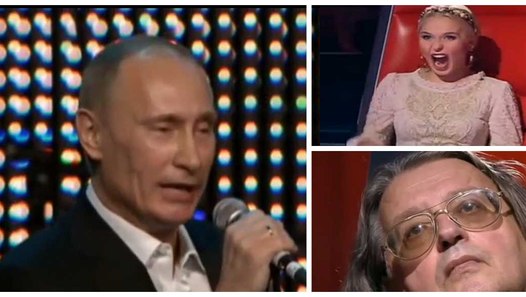 Vladimir Putin In The Voice Russia Sings Louis Armstrong's Blueberry