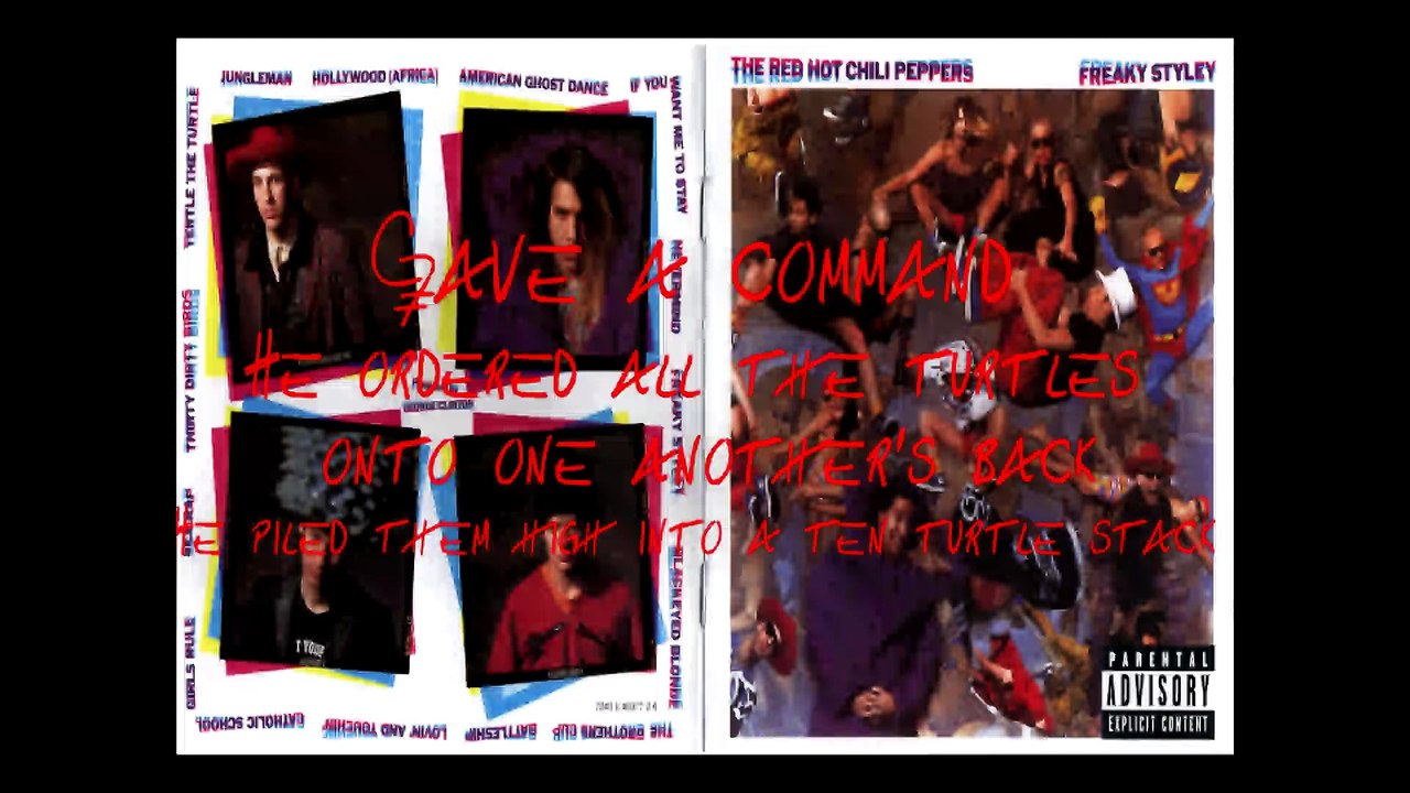 Red Hot Chili Peppers Yertle The Turtle with lyrics video Dailymotion