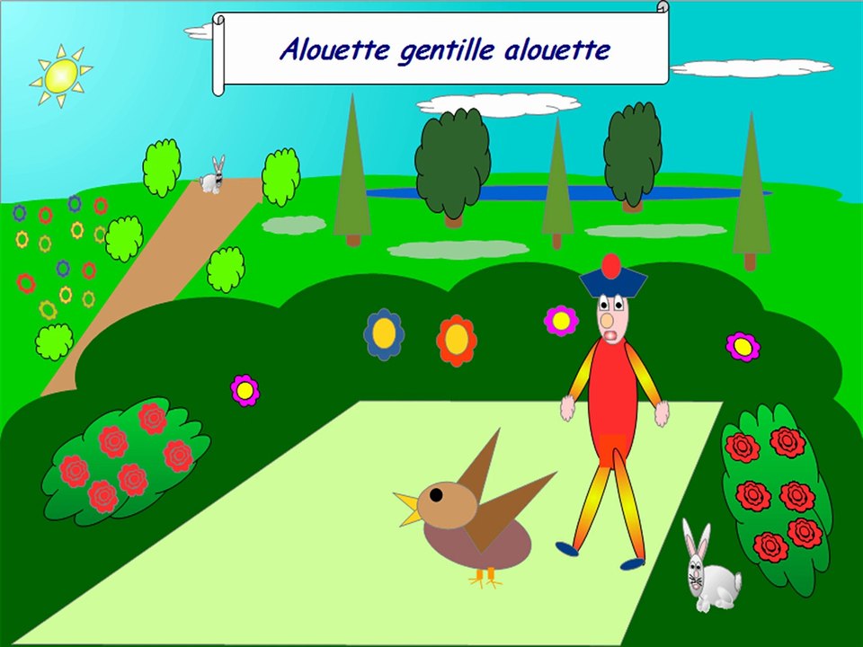 Alouette, gentille alouette comptines enfants chanson musique comptine