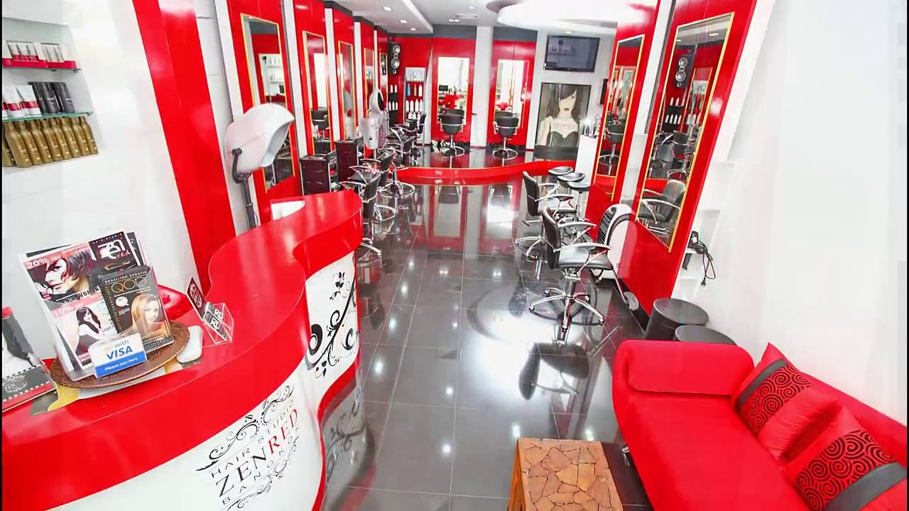 Best Hair Salon Bangkok! ZENRED Hair and Beauty Salon Thailand video