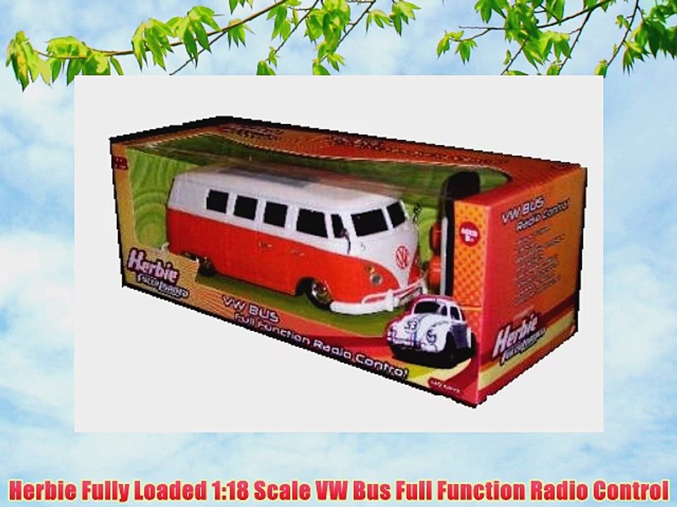 Herbie Fully Loaded 118 Scale VW Bus Full Function Radio Control