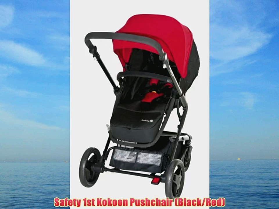 Safety 1st Kokoon Pushchair (Black/Red) video Dailymotion
