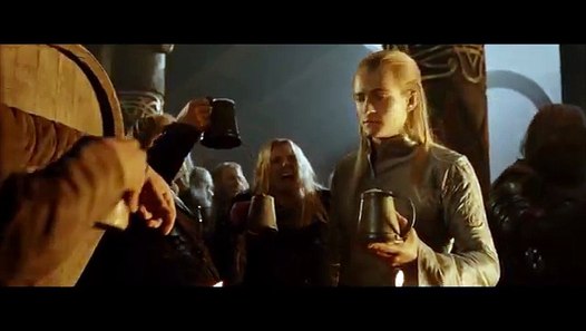 Lord of the Rings The drinking, Legolas vs Gimli video