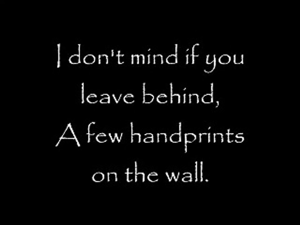 Kenny Rogers Handprints on the Wall (Lyrics on Screen) video Dailymotion