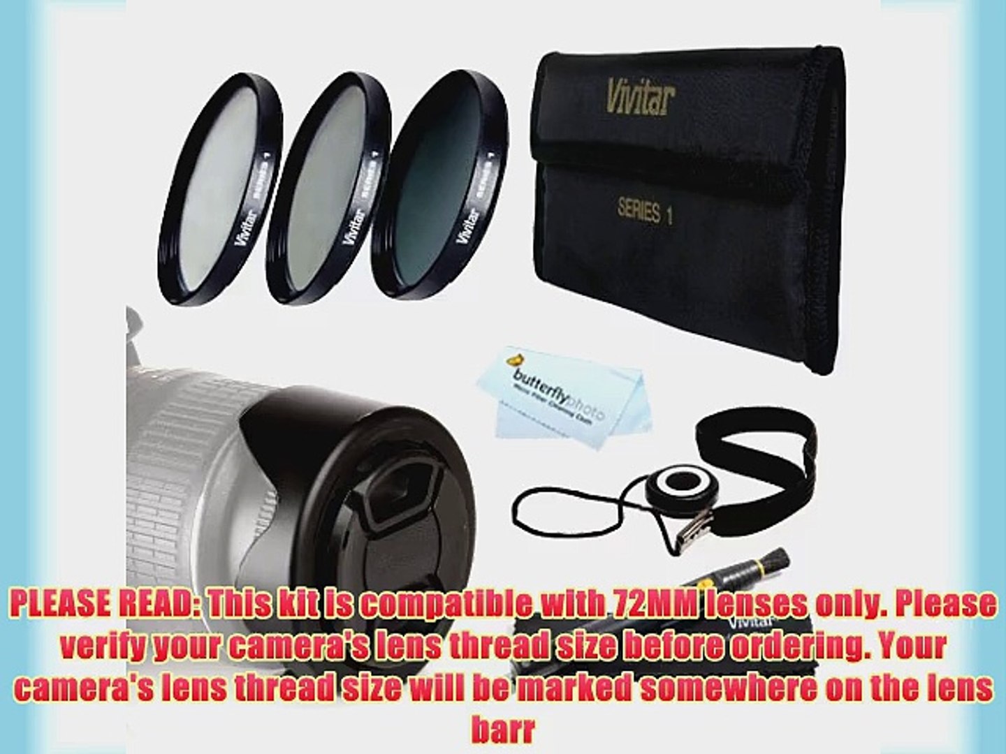 D300 D750 D90 D600 D3200 D610 58mm f/ D7100 72mm Reversible Lens Hood