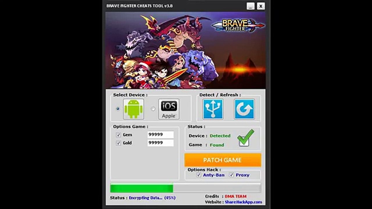 Brave Fighter Cheats [Unlimited Gems & Golds] video