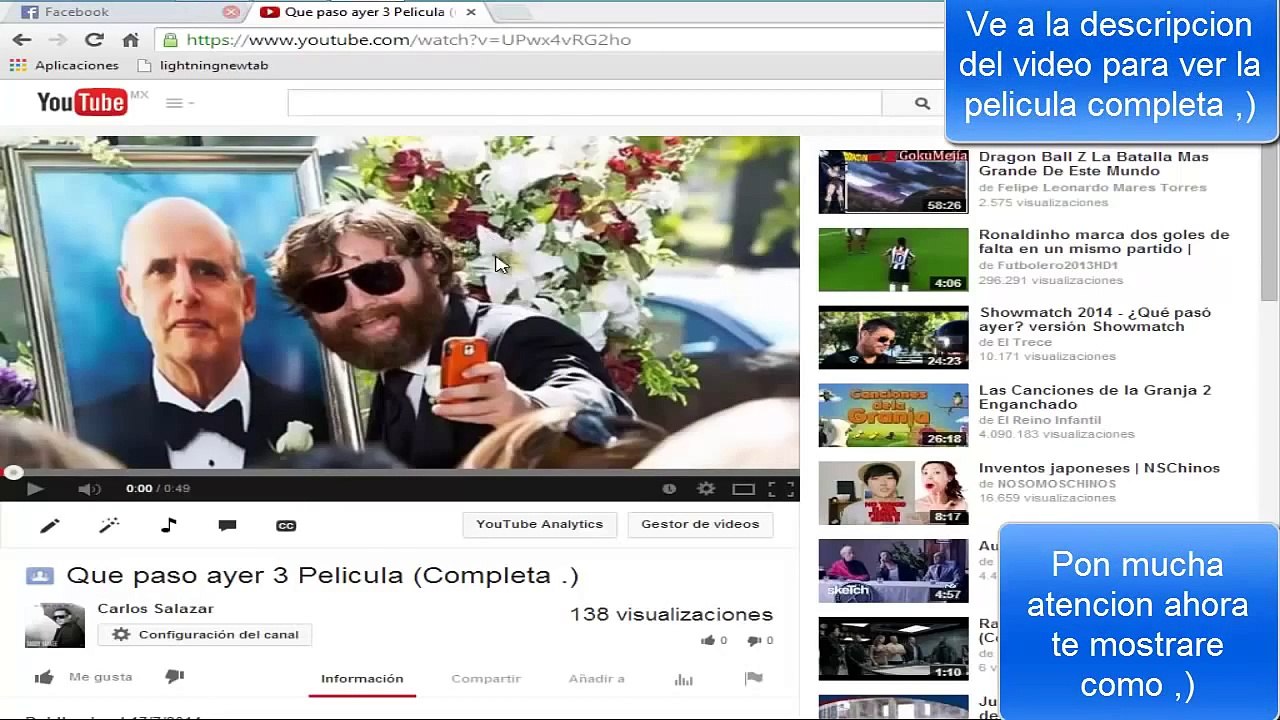 Que paso ayer 2 La pelicula video Dailymotion
