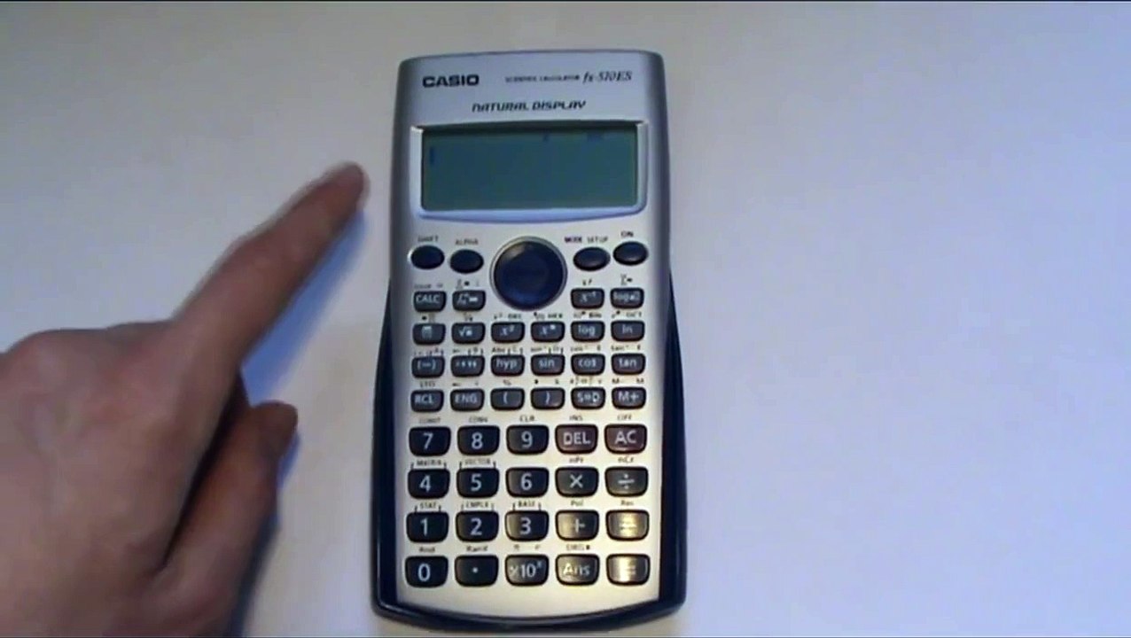 Resetear calculadora Casio fx570 ES video Dailymotion