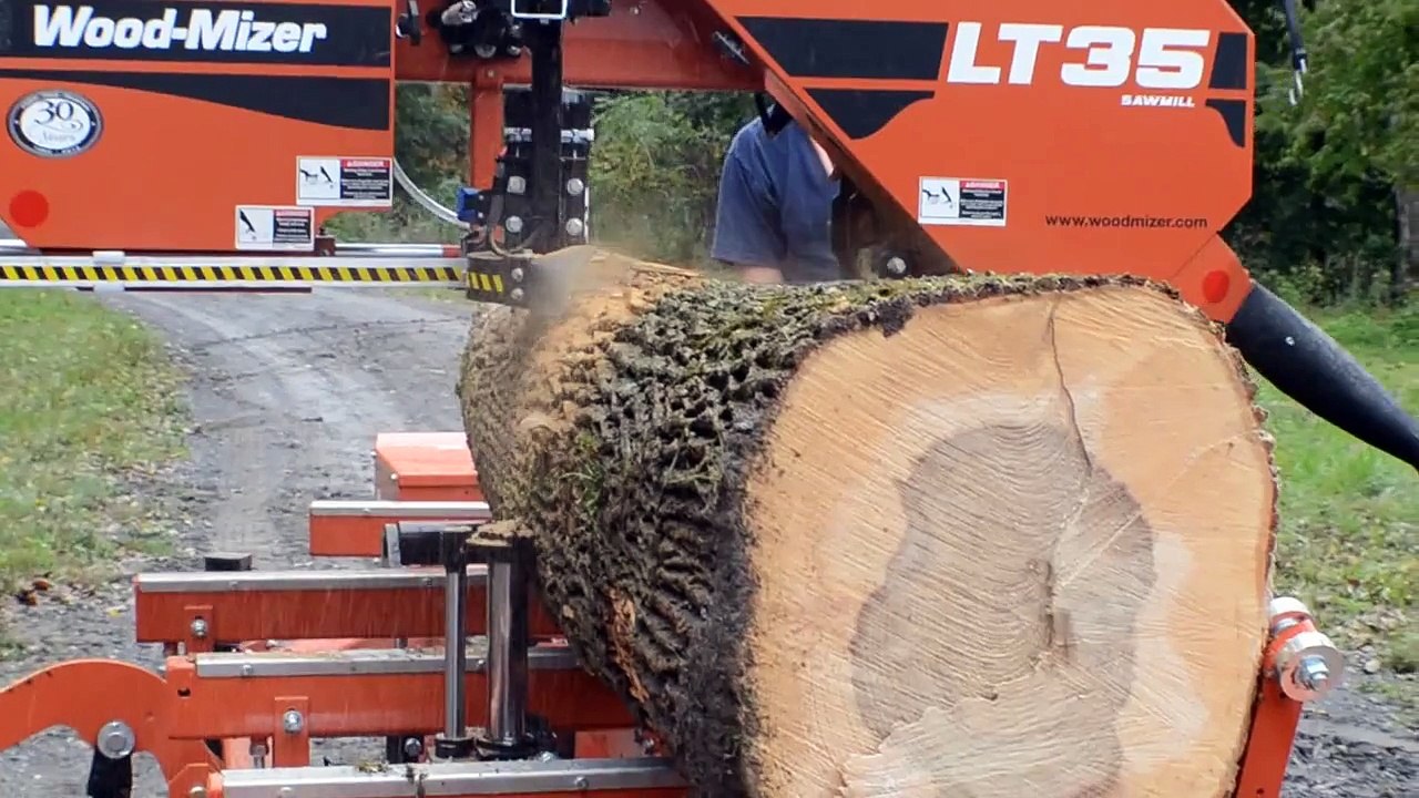 WoodMizer LT35 Debarker video Dailymotion