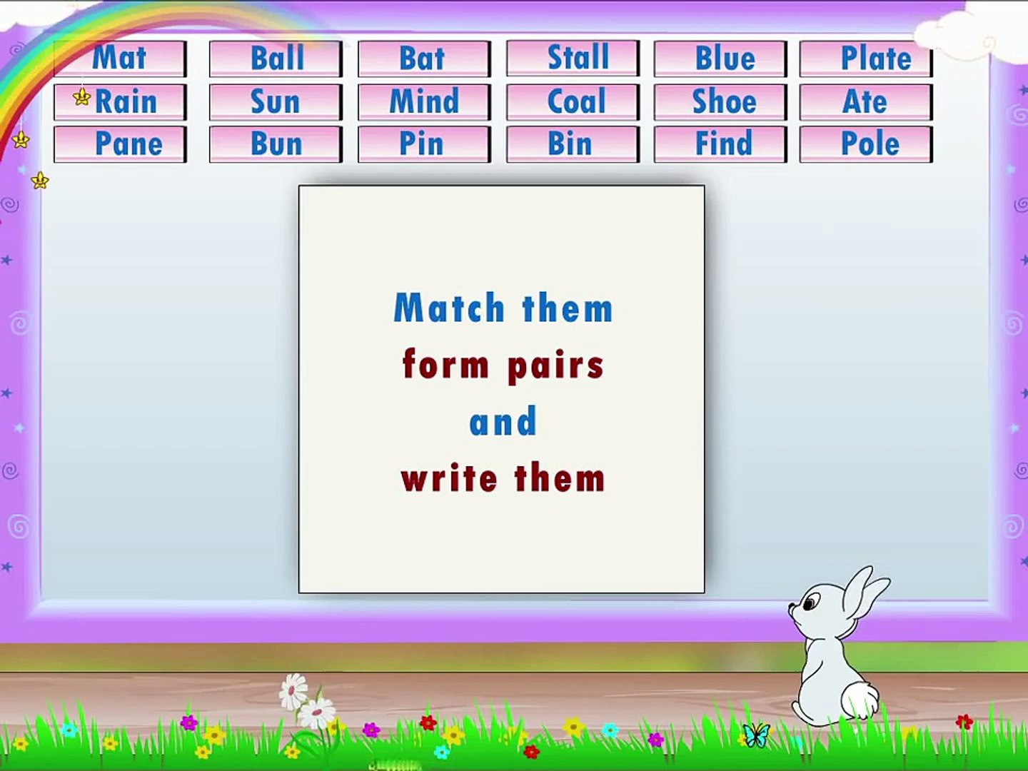 plate rhyming words LinneaJesse